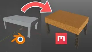 Blender to Quixel Mixer - My Workflow (easy!)