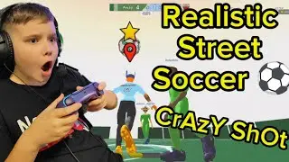 Realistic street soccer ROBLOX CRAZY SHOT #realisticstreetsoccer #roblox #rss #goals 