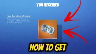 How To Get HERO RECRUITMENT VOUCHERS *SUPER FAST* (2023) | Fortnite STW