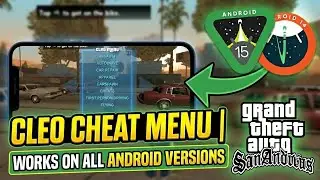 How To Install CLEO CHEAT MENU Android 14 |  GTA SA Android 10/11/12/13/14 | zedmax gamer