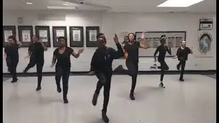 Marion C. Moore Middle and High School Step Team celebrating Black History Month #KNOWMOORE #BHM