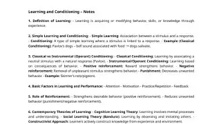Learning: Simple Learning and Conditioning#psychology#education #viralshorts #pavlov 