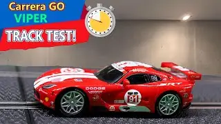 Carrera GO Slot Car Dodge Viper TRACK TEST! How Fast Is It?