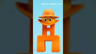 ABC Flash Zoom Song 🔤 | Learn Alphabets A to H | 3D Animated Pixar Style for Kids #kidsrhymes