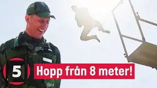 Höjdrädda rekryter sätts på prov i första övningen | Kompani Svan | Kanal 5