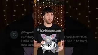 the Pok&eacute;mon speed stat DOESN'T MAKE ANY SENSE! #pokemon