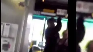 Watch bus driver deck female passenger
