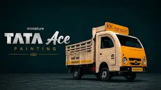 Miniature Tata ace | part 3 | Exterior and interior painting| 2025| #miniature #tataace 