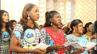 MESSE POUR LE 60eme ANNIVERSAIRE DE LA PAROISSE SAINT ADRIEN DE NGABA