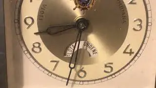 Vintage Advertising Clocks with rotating sub-dials ticking away