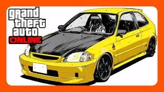 Initial D Honda Civic Type R build in GTA Online