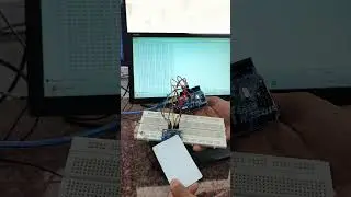 RFID reading with Card and Tag #arduino #arduinoproject #youtubeshorts #rfidreader #electronics