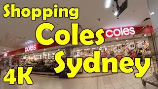 Shopping Coles, Coles Randwick, Sydney, Australia - 4K