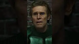 Green Goblin Mask Taunts Norman #SpiderManNoWayHome #WillemDafoe