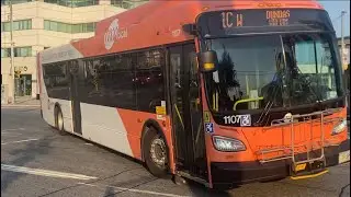 MiWay | 2011 New Flyer XD40 1107 Route 1C W Dundas to South Common via UTM