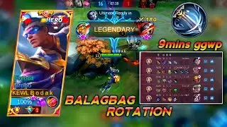 BALAGBAG ROTATION | TOP GLOBAL BRUNO BEST BUILD 2021 - MARKSMAN JUNGLE META
