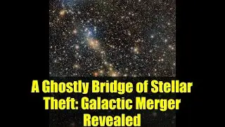 A Ghostly Bridge of Stellar Theft: Galactic Merger Revealed