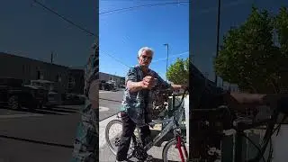 Bicyclist said No To A Beanie But Was Happy To Receive A Snack Sack