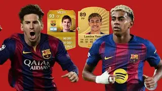 LEGEND vs FUTURE: Messi(FIFA 15) vs Yamal(FC26) Comparison