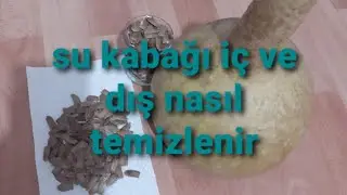 su kabağı iç dış nasıl temizlenir