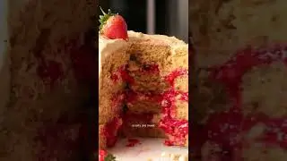 Peanut Butter and Jelly Cake 🍓🥜