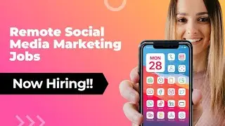 Remote Social Media Marketing Jobs