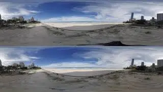 Surfers Paradise beach, Gold Coast Queensland Australia - VR 3D 8K