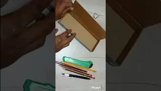 How to make Smart Geometry (instrument) box from  Cardboard #study #tips #viral
