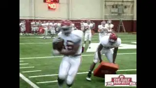 Alabama running backs practice August 25, 2011