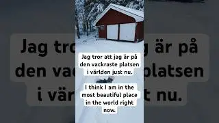 Learn easy Swedish with subtitles in Swedish and English. Vacation in Norway.