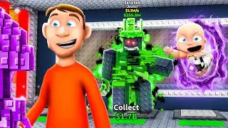 Smarty Uses Portal Gun to STEAL Daddy's 0.1% Brainrots! (Steal a Brainrot)