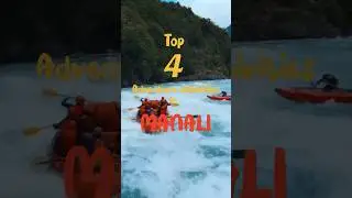 TOP 4 ADVENTURE ACTIVITIES IN MANALI 🪂 #manali #manalitrip #adventure