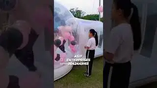 INFLATABLE BUBBLE HOUSE FOR KIDS.