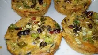 Chickpea Egg Muffins/Mini Quiche - Dr. Sebi Inpired Alkaline Recipes (Vegan)