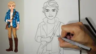 How to draw Alistair Wonderland from Ever After High