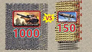 Flak Troopers vs Kirovs - Same Cost - Red Alert 2