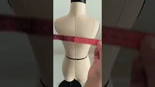 C&oacute;mo tomar el ancho de espalda #patron #patronaje #costura #tutorial