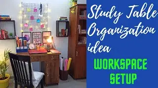 Study Table Organization + Workspace Idea 2021 | Desk setup Ideas | @RekhasInteriorTips