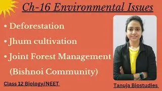 Ch-16 Environmental Issues | Deforestation | Jhum cultivation | Class 12 Biology/NEET