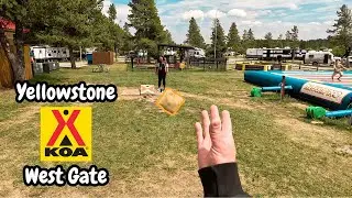 RV Camping Adventure at Yellowstone Park West Gate KOA