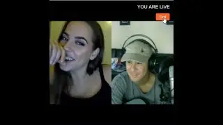 Singing to a model!? | YouNow Singing #1