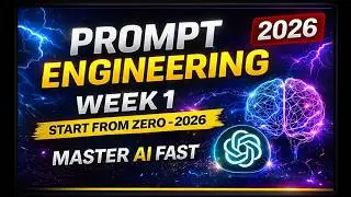 Prompt Engineering Week 1 | Foundations of Prompt Engineering | Beginner to Pro