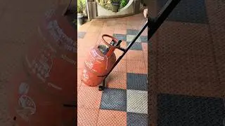 Gas Cylinder Trolley with Wheels #DIYProject #metalwork #cylindertrolley # #welding #shorts