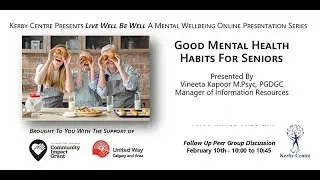 Good Mental Health Habits For Seniors