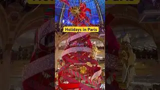 Holiday magic at Galeries Lafayette. #christmas #shorts #shopping #holiday #travel #paris #short
