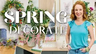 Spring Decorate with Me / Part 2 - Spring Entryway and Spring Living Room Decor