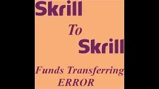 skrill to skrill money transferring error