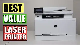 Обзор и демонстрация беспроводного лазерного принтера HP Color LaserJet Pro M283fdw «Всё в одном»...