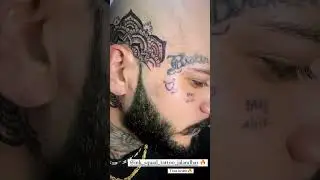Face tattoo ⚠️  #fullbodytattoo #facetattoo #trending #dcshoot7 #yotubeshorts