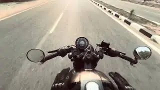 Hunter 350 Cafe racer morning ride |Pure engine sound